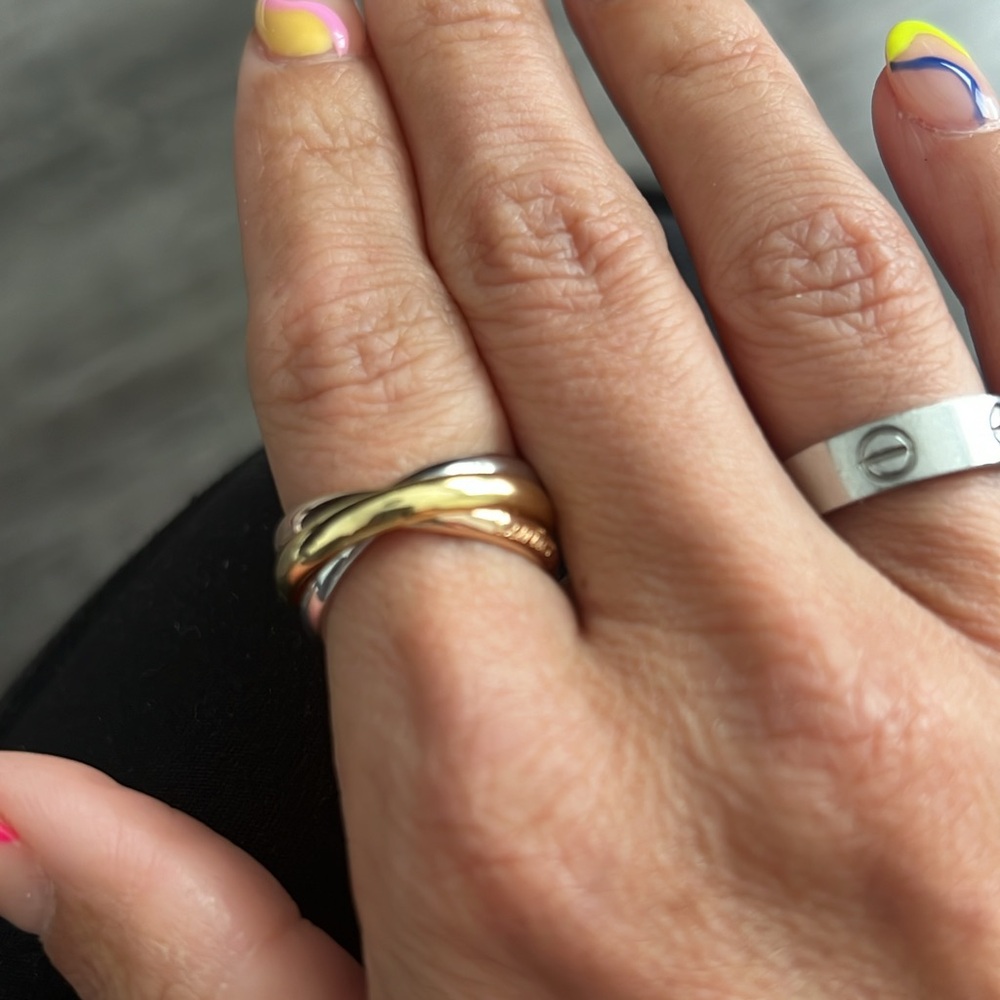 C*rtier Trinity Ring- size 6